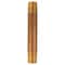 Homeplus+ ATC 1/8 in. MPT X 1/8 in. D MPT Yellow Brass Nipple 2-1/2 in. L 6JC126300201013 - alternate 1